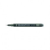 Derwent Ручка капиллярная Graphik Line Maker 0.1 мм, графит