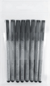 Набор черных линеров Copic Multiliner 8 шт. (0.05, 0.1, 0.3, 0.5, 0.8, 1.0 мм, Brush S + M)