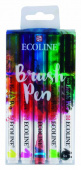 Набор акварельных маркеров Ecoline Brush Pen 5 шт. в пластиковой упаковке