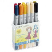 Набор маркеров Copic Ciao Trendy Teens 12 шт. в пластиковой упаковке