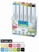 Набор маркеров Copic Classic Spring Colours (12 шт. в пластиковой упаковке)