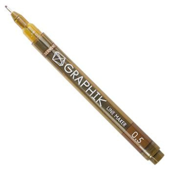 Derwent Мультилайнер GRAPHIK Line marker 0.5 мм/ Сепия