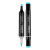 Маркер Finecolour Brush 237 голубой цианин B237