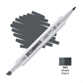 Маркер SKETCHMARKER SG3 Simple Gray 3 (Простой серый 3)