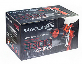 Краскопульт Sagola 3300 GTO ЕVО, с бачком 650 мл