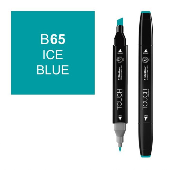 Маркер Touch Twin B65 синий лёд