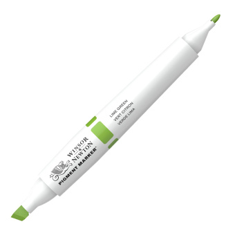 Маркер Winsor & Newton Pigment Lime Green (зеленый лайм)