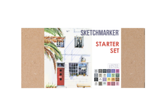 Набор маркеров Sketchmarker Starter лимитированный (24 шт. + 6 линеров + альбом)