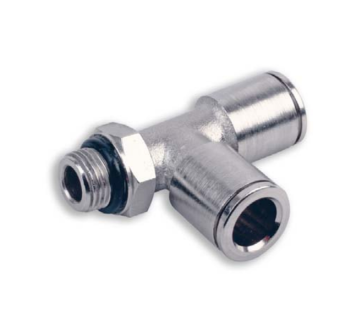 Vepa B188/6 L-тройник цанговый М1/4", 6 мм, вращающийся, с уплотнением