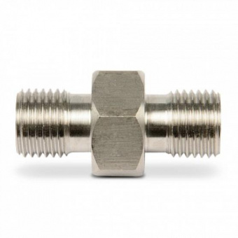 HYVST Фитинг для соединения шлангов 1/4" x 1/4" NPSM, 250 бар