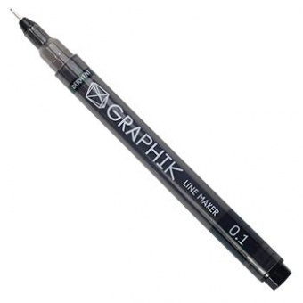 Derwent Мультилайнер GRAPHIK Line marker 0.1 мм/ Черный