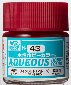 Mr. Hobby Краска 10 мл H43 WINE RED