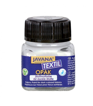 Нерастекающаяся краска по темным тканям C.Kreul Javana Tex Opak белая 20 мл