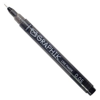 Derwent Мультилайнер GRAPHIK Line marker 0.05 мм/ Черный