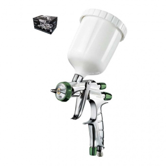 Краскопульт Iwata Supernova LS-400 ETS в пластиковом кейсе, верхний бачок 600 мл