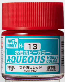 Mr. Hobby Краска 10 мл H13 FLAT RED