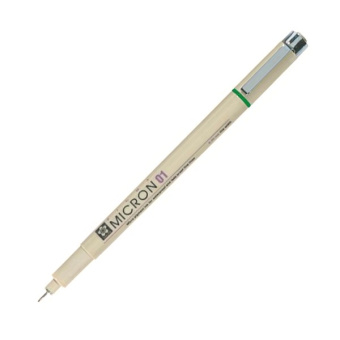 Ручка капиллярная Sakura Pigma Micron 0,25 мм #29 зеленый