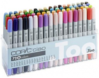 Набор маркеров Copic Ciao Set B 72 шт. в пластиковой упаковке