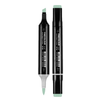 Маркер Finecolour Brush 057 серебристый зеленый G57