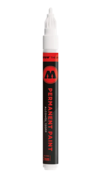 Маркер Molotow Permanent Paint 120PP 2 мм signal white (сигнальный белый)