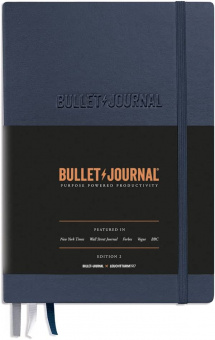 Leuchtturm1917 Записная книжка-блокнот Bullet Journal, Edition 2, A5, 103 листа, в точку, синий