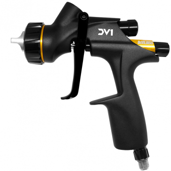 Краскопульт Devilbiss DV1 для лака, без бачка, воздушная голова C2+