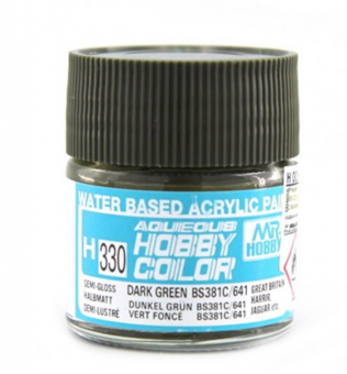 Mr. Hobby Краска 10 мл H330 DARK GREEN BS381C/641