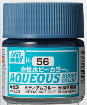 Mr. Hobby Краска 10 мл H56 INTERMEDIATE BLUE