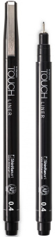 Ручка капиллярная TOUCH LINER 0.4 мм Black (Черный)