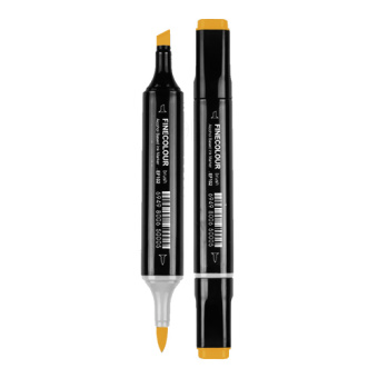 Маркер Finecolour Brush 181 темно-желтый Y181