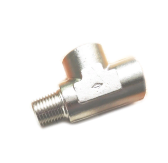 Graco 106228 Тройник 1/4 NPT (I) x 1/4 NPT (A) x 1/4 NPT (I), 210 bar, хромированная латунь